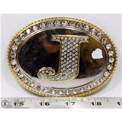 LARGE BELT BUCKLE "J"