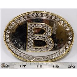 LARGE BELT BUCKLE "B"