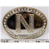 Image 1 : LARGE BELT BUCKLE "N"