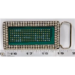 LED BELT BUCKLE, DISPLAY YOUR OWN MESSAGE!