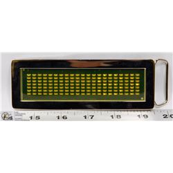 LED BELT BUCKLE, DISPLAY YOUR OWN MESSAGE!