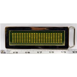 LED BELT BUCKLE, DISPLAY YOUR OWN MESSAGE!