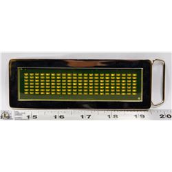 LED BELT BUCKLE, DISPLAY YOUR OWN MESSAGE!