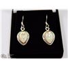 Image 1 : #28-AUSTRALIAN TRIPLE OPAL GEMSTONE EARRINGS