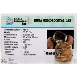 #10--GOLDEN TOPAZ GEMSTONES 33.75CTS