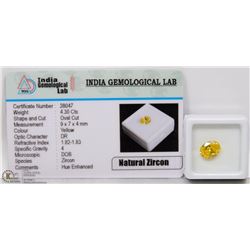 #12- NATURAL ZIRCON GEMSTONE 4.30CTS