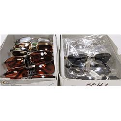 TWO FLATS OF QUALITY DESIGNER SUNGLASSES