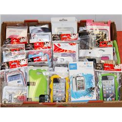 LOT OF 40 PLUS CELL PHONE CASES & PROTECTORS