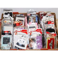LOT OF 40 PLUS CELL PHONE CASES & PROTECTORS
