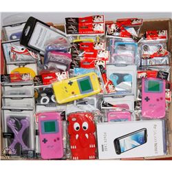 LOT OF 40 PLUS CELL PHONE CASES & PROTECTORS