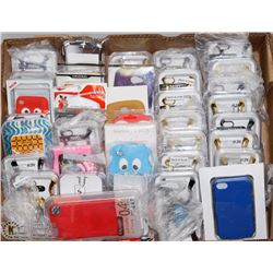 LOT OF 40 PLUS CELL PHONE CASES & PROTECTORS