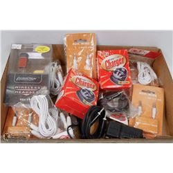 FLAT OF WIRELESS ACCESSORIES, INCLUDING HEADSET