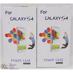 LOT OF 2 SAMSUNG GALAXY S4 POWER CASE