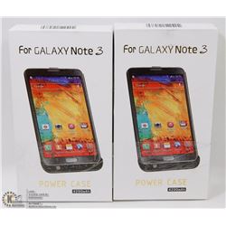 LOT OF 2 GALAXY NOTE 3 POWERCASES