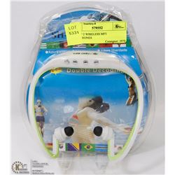 LOT OF 2 WIRELESS MP3 HEADPHONES