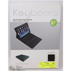 IPAD AIR CASE WITH KEYBOARD - BLACK