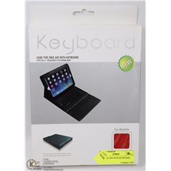IPAD AIR CASE WITH KEYBOARD - RED