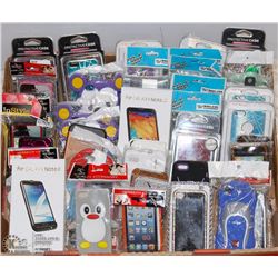 LOT OF 40 PLUS CELL PHONE CASES & PROTECTORS