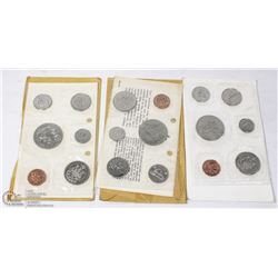 LOT OF 3 RCM CANADIAN PROOFLIKE SETS