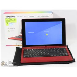 POLAROID 2IN1, 10.1 INCH TABLET AND KEYBOARD