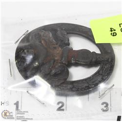 GERMAN NAZI ANTI- PARTISAN BADGE WITH PIN PN BACK