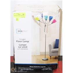 MAINSTAYS 5 LIGHT FLOOR LAMP