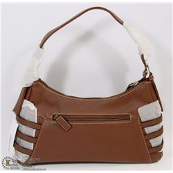 NEW MATTE BROWN PURSE WITH