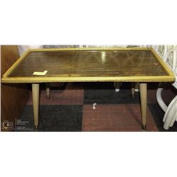 MID CENTURY MODERN 34” X 16” COFFEE TABLE