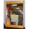 Image 1 : MIRROR WITH WOOD FRAME 30"X42"