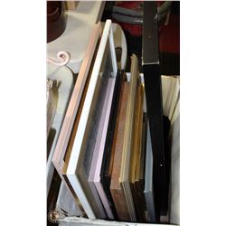 BOX OF ASSORTED PICTURES AND FRAMES