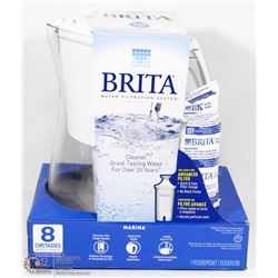 BRITA WATER FILTRATION SYSTEM WITH EXTRA FILTER