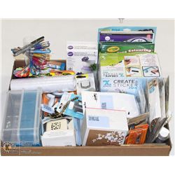 NEW EXTRA LARGE FLAT OF SCRAPBOOKING SUPPLIES