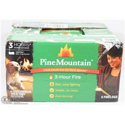 PINE MOUNTAIN 3HR FIRE LOGS ,5 LOGS TO CASE