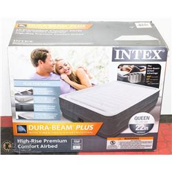 INTEX DURA-BEAM PLUS ,QUEEN SIZE & BUILT-IN PUMP