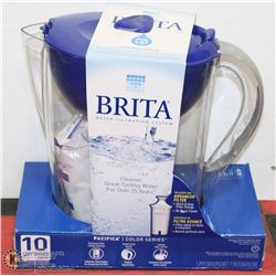 BRITA WATER FILTRATION SYSTEM WITH EXTRA FILTER