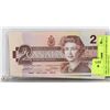 Image 1 : 1986 UNC CANADIAN $2 ROBIN BILLS CONSECUTIVE X10