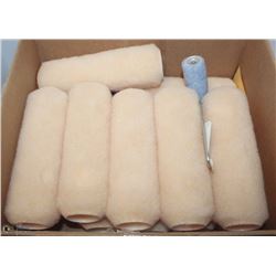 LOT OF 12-NEW PAINT ROLLERS(DRUMS ONLY) + 1 MINI