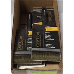 LOT OF 5 RUBBERSET-POLYESTER 100MM PAINTBRUSHES