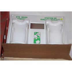 LOT OF 3 NEW EYE WASH STATIONS(LIQUID NOT INCLUDED