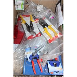 FLAT OF ASSORTED HAND TOOLS + MORE!
