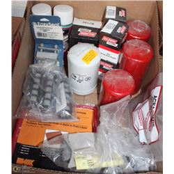 FLAT OF ASSORTED AUTOMOTIVE SUPPLIES