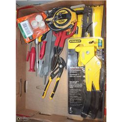 FLAT OF ASSORTED HAND TOOLS