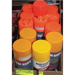 LOT OF ASSORTED INDUSTRIAL PAINT-PRODUCTS