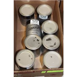 8 CANS OF LUBRIPLATE SUPER-LUBRICATION