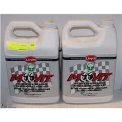2 JUGS LLOYDS MOOVIT-HIGH PER. LUBRICANT