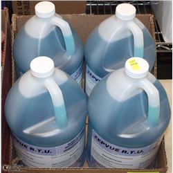 4 JUGS OF ZEPVUE RTU GLASS CLEANER