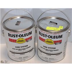 PAIR OF RUST-O-LEUM 3400 SYSTEM  DTM 340 ENAMEL