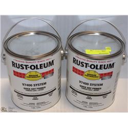 PAIR OF RUST-O-LEUM V7400 SYSTEM QUICK DRY PRIMER