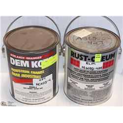 ANTI-FLOOR SLIP COATING + INDUSTRIAL ENAMEL PAINT