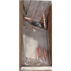 LOT OF BRASS WELDING WELDING TIPS + ACCESSORIES
